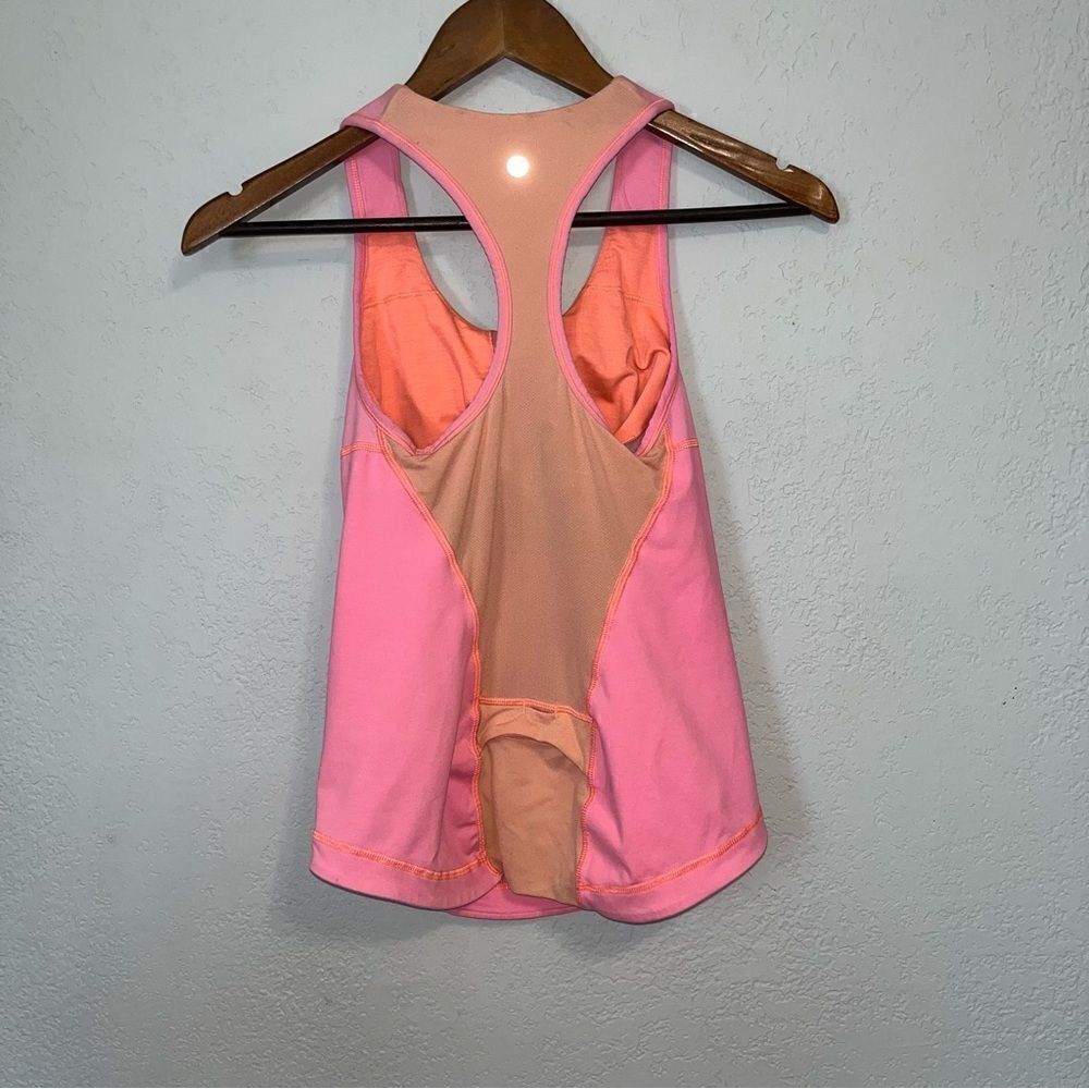 Lululemon Coral Pink Fitted Athletic Tank Top - Picture 7 of 10